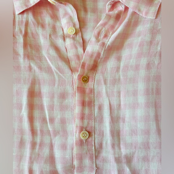 CP Shades Linen Gingham Top - Picture 9 of 12